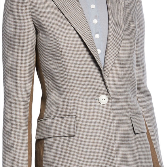 BWT Rag and Bone Elizabeth Linen Blazer size6 - Picture 5 of 5